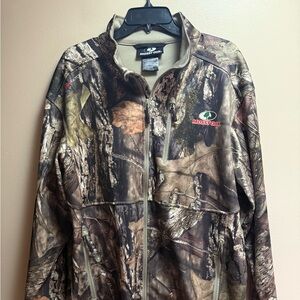 Mossy‎ Oak Camo Softshell Hunting Jacket XL Scent Factor